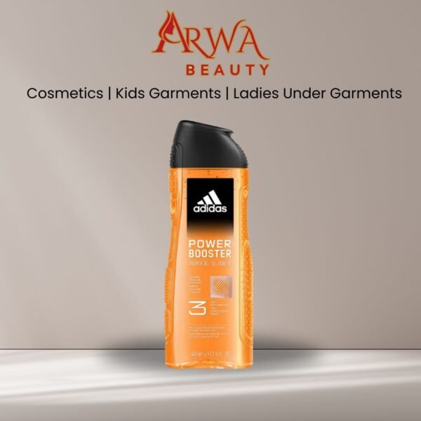 ADIDAS POWER BOOSTER SHOWER GEL 400ML