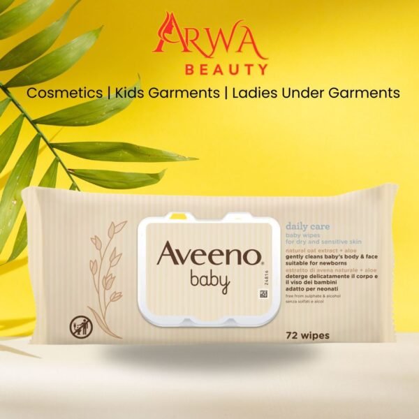 AVEENO BABY WIPES 72PCS