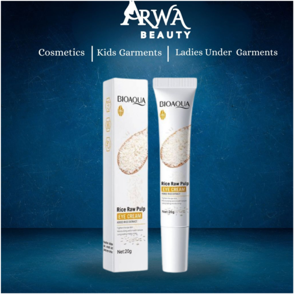 BIOAQUA RICE RAW PULP EYE CREAM 20G