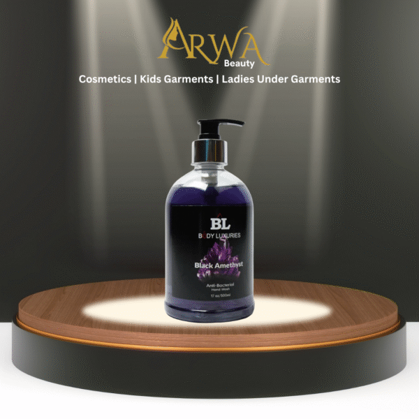 BODY LUXURIES BLACK AMTHYST ANTI BACTERIAL HAND WASH 500ml