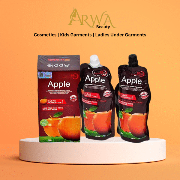 APPLE HAIR COLOR CREAM 96 NATURAL DARK BROWN