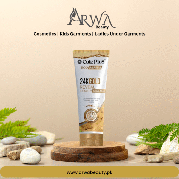 CUTEPLUS 24K GOLD FACIAL FOAM - 100ML