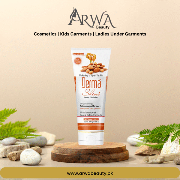 DERMA SHINE BRIGHTENING MASSAGE CREAM - 200GM