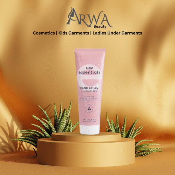 GLOW ESSENTIALS HAND CREAM WITH VITAMINS E & B3 75ML
